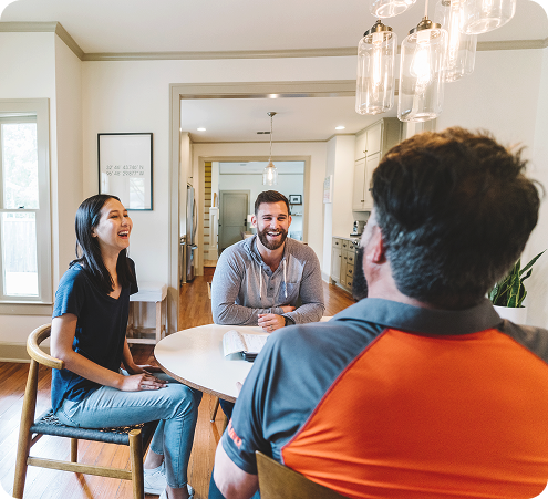 family-and-professional-talking